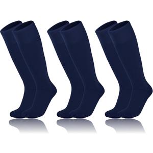 YMYDYFC 3Pack Youth Baseball Socks Kids Softball Socks For Toddler Boy&Girl