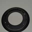 12Inch Lazy Susan Hardware 5/16" Thick Round Lazy Susan Turntable Bearing Plate, Rotating Swivel Base Plate with 1000lbs Load Capacity, Lazy Susan Turntable Base for Serving Tray, Kitchen (12IN-Black-1Pcs)