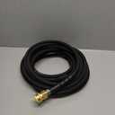 Pressure Washer Hose 25FT with 3/8 Inch Quick Connect, Kink Resistant High Tensile Wire Braided, with 2 pcs M22 14mm Adapter Set, 4200 PSI Power Washer Hose