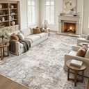 12x18 Area Rug Living Room Rugs Extra Large Brown Grey Carpet