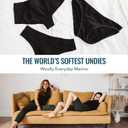 Women's Merino Wool Bikini By Woolly | RWS Certified | Soft, Breathable, Seattle Designed (Black, XS)