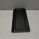 Sofa Arm Tray,Bamboo Folding Couch Arm Tray,Sofa Armrest Trays with Anti-Slip Pad for Drinks,Snacks,Phone,Remote ControlBlack (18.9*13)