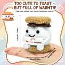 Tiny Detalles Mothers Day Positive Smores Crochet 2026, Inspirational Gifts for Women Men on Birthday, Retirement, Christmas, Daycare Mothers Day Gifts for Mom, Sisters, Family