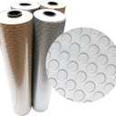 Rubber-Cal Coin Grip Metallic PVC Flooring