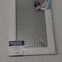 HVAC Premium 8" x 14" or 14" x 8" Cube Core Eggcrate Return Air Grille - Aluminum Rust Proof - HVAC Vent Duct Cover - White [Outer Dimensions: 9.75 X 15.75]