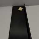 Acrylic Tilted Computer Keyboard Stand for Ergonomic Typing, Keyboard Tray Holder with Silicone Non-Slip Case, Black (17"x5.5"x1.5"H Full Size-BLACK)