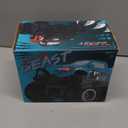 Remote Control Car, 20km/h All Terrain Monster Tuck Toys with Upright Driving and 360 Rotation, Remote Control Tuck with Auto Demo, 2.4Ghz Rc Car, Monster Trucks for Boys and Girls 3+ 4-7 8-12 (Black)