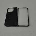 Ruky for Google Pixel 9 Pro Fold Case with Hinge Protection, Full Body Case with Built-in Kickstand & Screen Protector PU Leather Protective Phone Case for Google Pixel 9 Pro Fold, Carbon Fiber