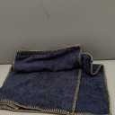 MIULEE Pack of 2 Couch Throw Pillow Covers 20x20 Inch Navy Blue Farmhouse Decorative Pillow Covers with Stitched Edge Soft Chenille Solid Dyed Spring Pillow Covers for Sofa Bed Living Room