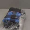 Kuoser Dog Winter Coat, Reversible Waterproof Dog Jacket with Reflective Strip, Warm Dogs Fleece Vest Adjustable Doggy Cold Weather Clothes Plaid Christmas Outfit Pet Apparel for Large Dogs, Blue XL (