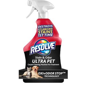 Resolve Ultra Pet Carpet Cleaner Spray – for Removal of Pet Stains & Odors, 32oz