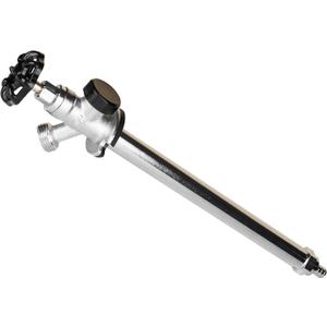 WHK 10 Inch Frost Anti-Siphon Sillcock 1/2 Inch PEX B X 3/4 Inch Hose Bibb,Frost Proof Outdoor Faucet Bib with Vacuum Breaker-Frost Free Spigot PEX Crimp Connection(Brass)