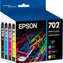 EPSON 702 DURABrite Ultra Ink Standard Capacity Black & Color Cartridge Combo Pack (T702120-BCS) Works with WorkForce Pro WF-3720, 3730, 3733