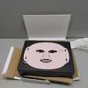 Red Light Therapy Mask for Face and Neck, 7 Colors with NIR Led Face Mask Light Therapy with Eye Protection and Remote, Rechargeable Ergonomic Design for True AntiAging Skincare at Home (Pink)