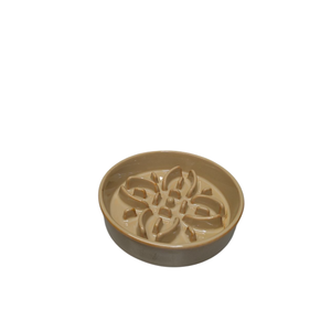 LE TAUCI 8 Inch Ceramic Slow Feeder Dog Bowl for Medium Breed, Maze