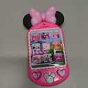 Disney Junior Minnie Bow-Tique Why Hello Pretend Play Cell Phone, Lights and Sounds, Batteries Included, Kids Toys for Ages 3 Up by Just Play