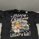 Litter's Full Funny Cat Parody Outfit Sarcastic Christmas Sweatshirt, Small