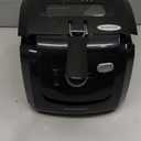 Hamilton Beach Cool Touch Electric Deep Fryer with Basket and Lid, 2 Liters / 8 Cups Oil Capacity, Adjustable Temperature, 1500 Watts for Fast Heat-up, viewing Window Easy to Clean, Black (35021)