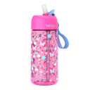 Bentgo Kids Water Bottle - Leak-Proof, Durable Tritan, BPA-Free 15 oz. Cup for Kids/Toddlers Ages 3+, Safe Sip Spout, Carrying Handle, & Dishwasher Safe for School & Sports (Rainbows & Butterflies)
