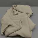 BGment Thermal Insulated 100% Blackout Curtains for Bedroom with Black Liner, Double Layer Full Room Darkening Noise Reducing Rod Pocket Curtain (52 x 72 Inch, Beige, 2 Panels)