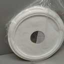 EIFHYT Molded Nylon Ceiling Medallion for Light Fixtures and Ceiling Fans 16"OD x 4"ID x 3/4"P (Fits Canopies up to 12-3/8") White