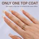 Misssix French Gel Nail Tips, 150Pcs French Tip Press on Nails Long Square Design, No Need to File Tips Pre-lasting, Fake Nails for Nail Art DIY 15 Sizes