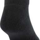 Gildan Men's Active Cotton Low Cut Socks (10-Pairs) (Black)