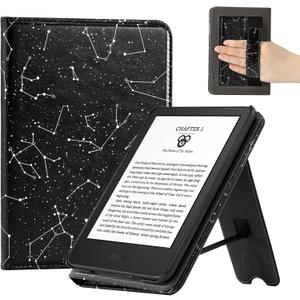 CoBak Case for 6" Tablet Cases (2024 & 2022, 11th Gen) - PU Leather Smart Cover with Auto Sleep/Wake & Hand Strap, Premium Protective Case for Tablet Case