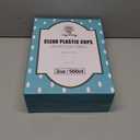 GUSTO Clear Plastic Cups [3 oz - 500 Count]  Small Disposable Drinking Cups for Water, Mouthwash, Bathroom, Tasting & More  Crystal Clear, BPA-Free, Durable Polypropylene (Formerly Comfy Package)