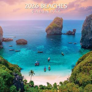 2026 Beaches Calendar | 12" x 12" | Wall Calendar