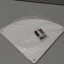 Fan-Shaped Fast Drying Diatomite Stones Sink Tray,Water Absorbing Stone Sink Caddy Kitchen,Sink Organizer Tray Fast-Drying Stone Trays for Bathroom Sink & Kitchen Counter