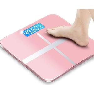 Weighing Scale 180kg Electronic LCD Display Weighing Machine Personal Body Scales Smart Balance Electronic Scale (White)
