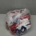 American Pleated Fan Flags, 2x4Ft Patriotic Bunting, US Bunting flags Outdoor for Memorial Day 4th of July Decorations Flags (3 Pack)