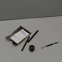 LAVONE Eyebrow Stamp Pencil Kit for Eyebrows Makeup, with Waterproof Eyebrow Pencil, Eyeliner, Eyebrow Pomade, and Dual-ended Eyebrow Brush - Dark Brunette