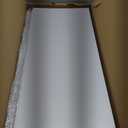 Hoolerry 5 Pcs Wire Shelf Covers Foamed PVC Wire Rack Covers for Removable Closet (Not Wood) Pantry Shelves for Cabinet Bathroom Kitchen Shelving Decoration(White,31x12 Inch)