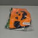 JOYIN 2 PCS Halloween Trick or Treat Bags, 6 X 9 Orange Pumpkin Candy Bucket for Trick or Treating, Black Reusable Bat Goody Tote Bucket, Portable Felt Baskets for Kids Halloween Party Favor Supplies