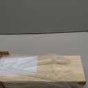 WOPITUES Wood Floating Shelves Set of 6, 24 inch Long Floating Shelves for Wall Decor, Farmhouse Shelf for Bedroom, Bathroom Storage Shelves, Book Shelves for Living Room - Rustic Brown