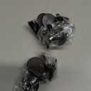 VNDUEEY 6 Pack Refrigerator Magnets Fridge Magnets, Black Magnetic Clips Whiteboard Magnets, Magnet Clips for Home and Office List Display