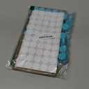 Houseables Sample Containers, Lip Balm Containers, Sample Jars, Mini Jars with Lids, Small, Empty, Makeup, Powder, Gloss, Cosmetic, Tiny, Chapstick, Scrub, Little, Blue Plastic, 3 Gram