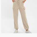 Women's Cargo Sweatpants Oversized Fleece Drawstring Joggers Fall Fashion Outfits Y2k Clothes with Pockets, S
