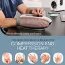LifePro Legra Plus Hand Massager with Heat and Compression - Finger, Wrist, and Palm Massager with 5 Modes - Pressure Point Therapy for Sensitive Hands, Relaxation, and Comfort