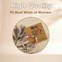 Coruja Funny Birthday Gifts for Mom Mothers Mama Mommy, Mini Positive Crochet Animals Owl with Acrylic Plaque Sign Bracelets, Emotional Cheer Up Support Positive Gifts for Mom Grandmother