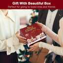 Artscope Christmas Throw Pillow Covers 20x20 Inch Set of 4, Santa Claus Merry Bright Xmas Tree Ball Holiday Decoration Pillow Cases for Christmas Home Decor-Green