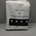 JOLLYVOGUE King Size Pillows Set of 4 for Sleeping, Soft and Supportive Bed Pillows with Down Alternative Filling for Side and Back Sleepers, Hotel Collection (01 - Classic Design)