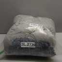 Bedfolks Waterproof Dog Crate Bed With Removable Washable Cover, Plush Faux Fur Pad for Large Dogs, Fluffy Kennel Bed 35"x23", Dark Grey