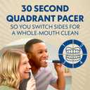 Spinbrush Smart Clean Battery Powered Electric Toothbrush for Adults with Dual Action Head, Pacer & Timer, Midnight Blue, Soft Bristles, 1 Count