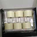 Homemory Flameless Rechargeable Tea Lights with Remote Timer - LED Tea Lights Battery Operated, Realistic Flickering for Home Holiday Decor, Wedding Table Centerpieces, 6-Pack ( 1-1/2''H 2-1/3'')