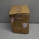 Kingsyard Metal Bird Feeder for Outdoors Hanging, Wild Bird Feeders with Weatherproof Roof & Seed Tray for Cardinal Finch Chickadee, White