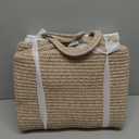 Laundry Basket,Woven Cotton Rope Laundry Hamper,Versatile Storage for Dirty Clothes,Baby Toys,and Blankets in Bathroom, Nursery,and Living Room (Brown, 60L)