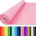 Vanhench Mother's Day Gifts Wrapping Paper Pink 48"x1500"(125'), Birthday Wrapping Paper, Solid Color Art Kraft Craft Paper for Gift Wrapping, Bouquet Flower Crafts Packing Poster Bulletin Board Paper